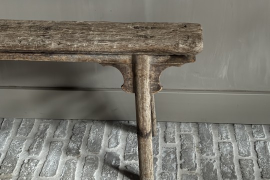 Authentieke Chinees houten bankje Nr 1